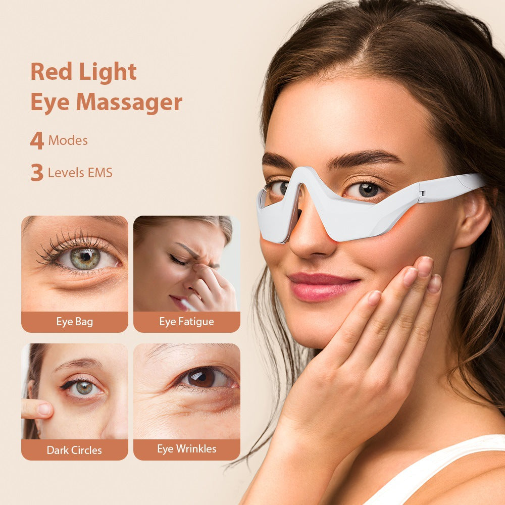Masajeador Iluminador de Ojos con Microcorriente EMS y Terapia LED