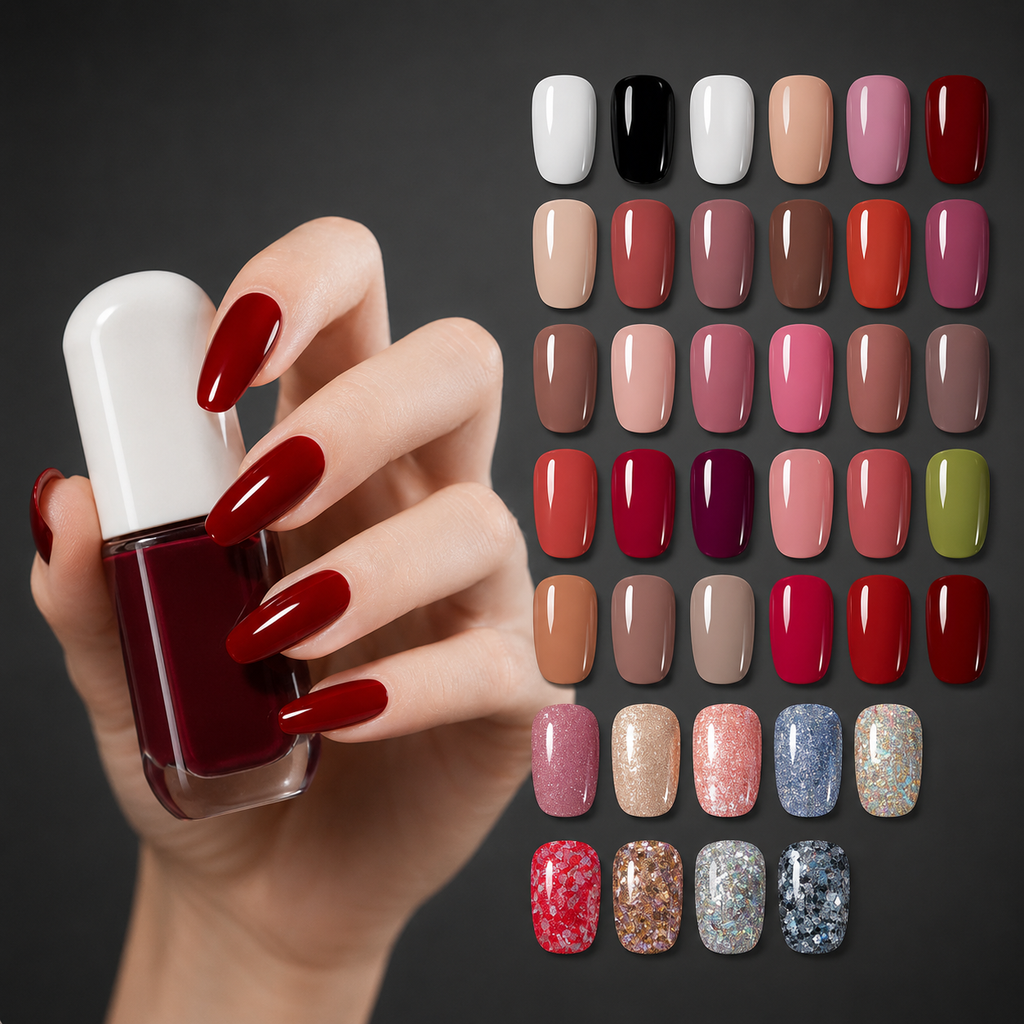 Esmalte de Uñas Peel-Off a Base de Agua – 40 Colores Vibrantes