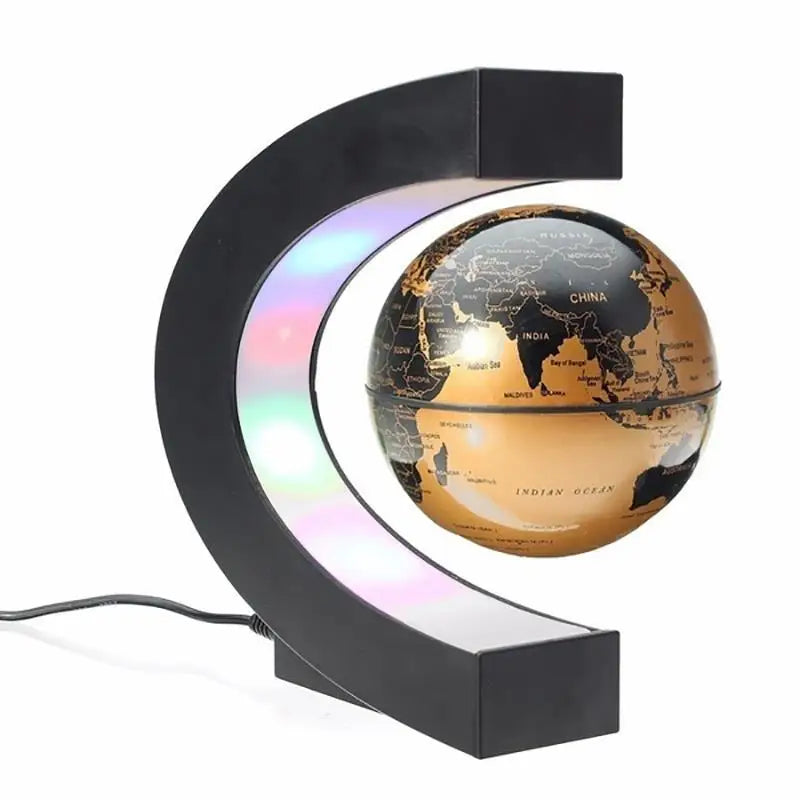 Globo Terráqueo de Levitación Magnética con Luz LED – Lámpara Antigravedad