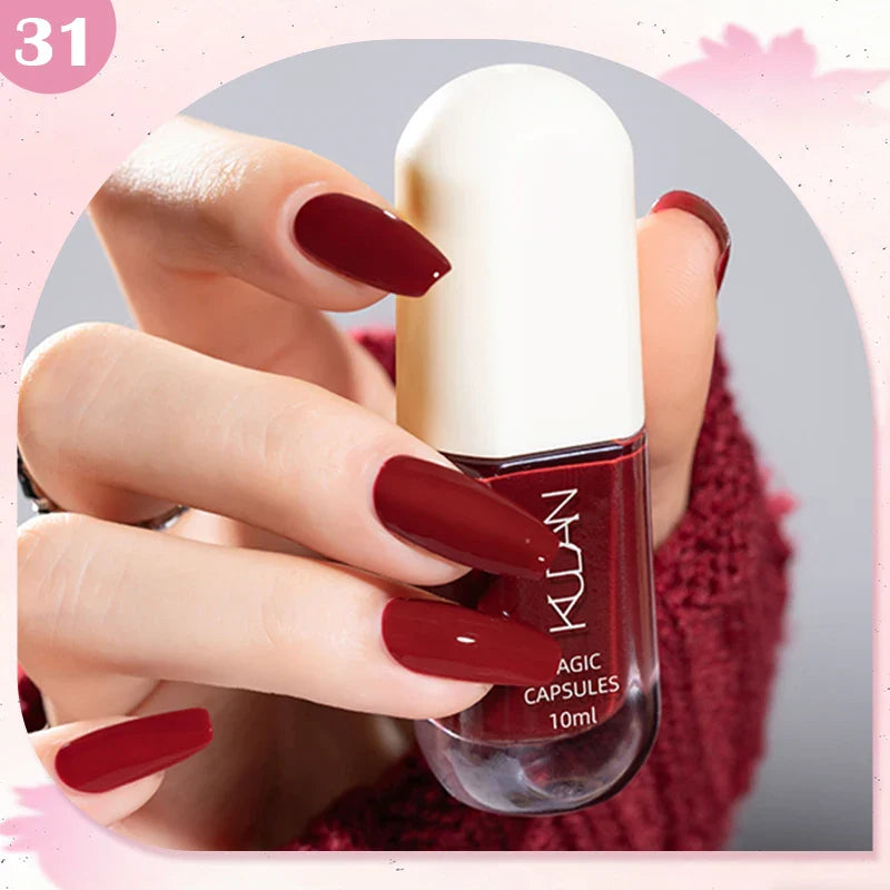 Esmalte de Uñas Peel-Off a Base de Agua – 40 Colores Vibrantes