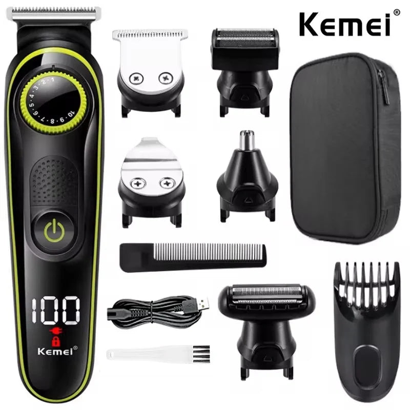 Máquina de Afeitar Multifuncional 5 en 1 – Kit de Aseo Profesional