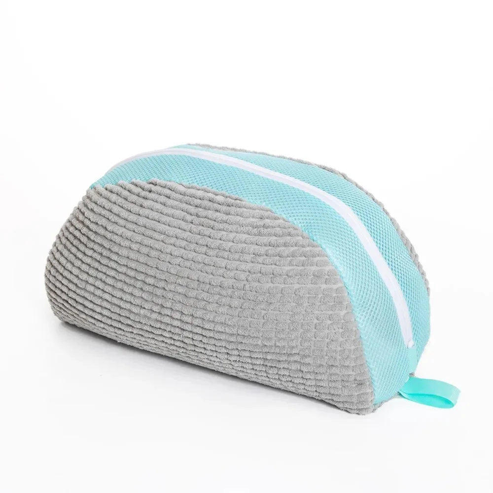 Kit de Lavado de Calzado – Bolsa Protectora para Lavadora y Cepillo de Limpieza con Dispensador