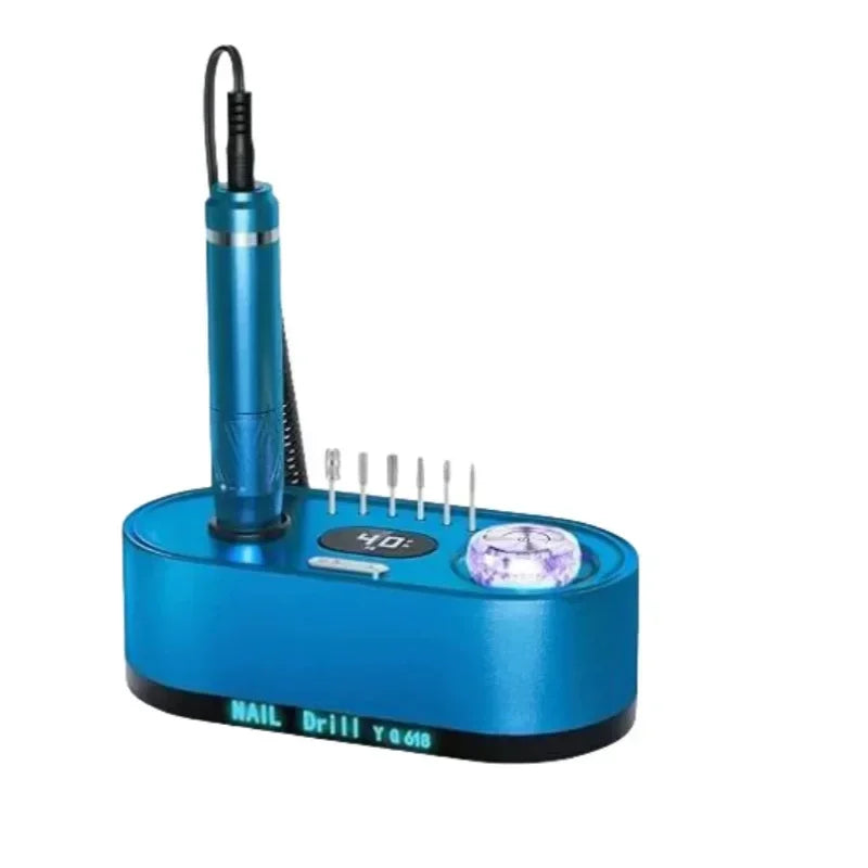 Torno para Uñas Profesional 40,000 RPM con Pantalla LCD