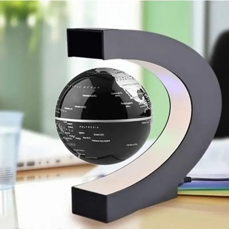 Globo Terráqueo de Levitación Magnética con Luz LED – Lámpara Antigravedad