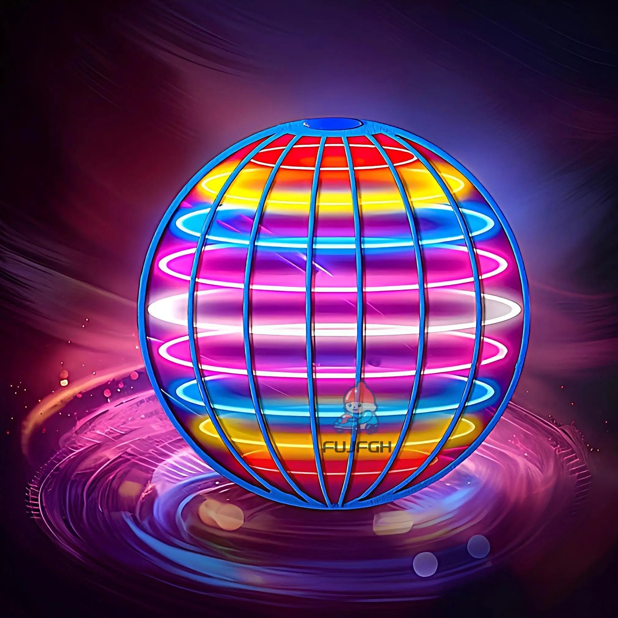 Flying Orb Ball – Boomerang Inteligente con Luces LED y Tecnología de Suspensión