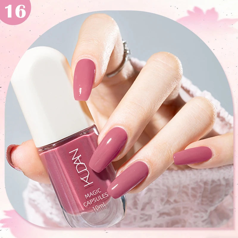 Esmalte de Uñas Peel-Off a Base de Agua – 40 Colores Vibrantes