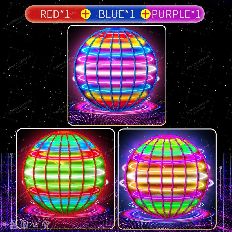 Flying Orb Ball – Boomerang Inteligente con Luces LED y Tecnología de Suspensión