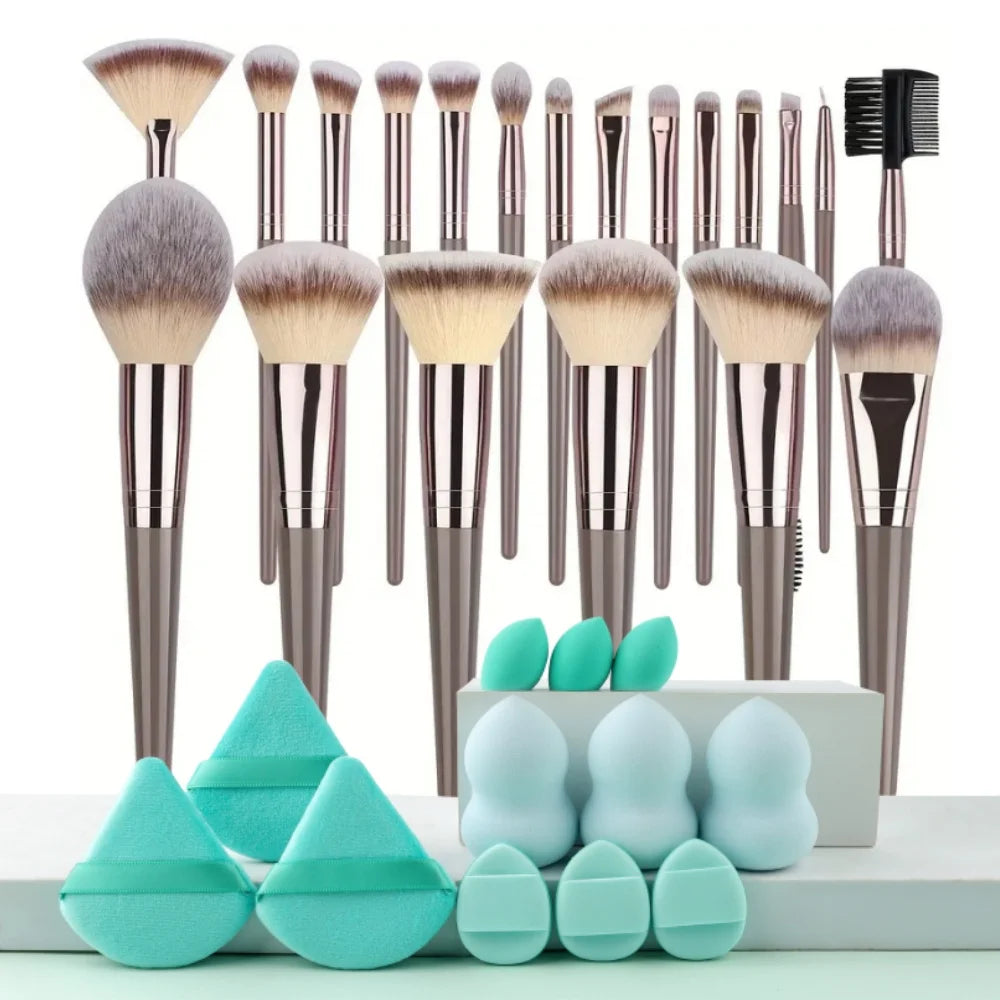 Set de Brochas de Maquillaje Profesional (3 a 20 piezas)