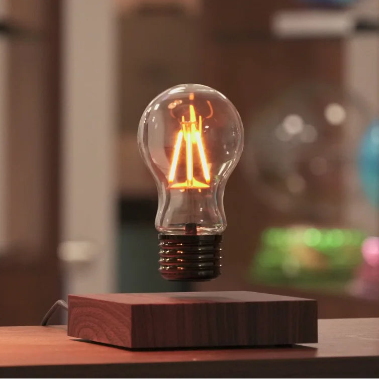 Lámpara de Bombilla LED Flotante con Levitación Magnética HCNT
