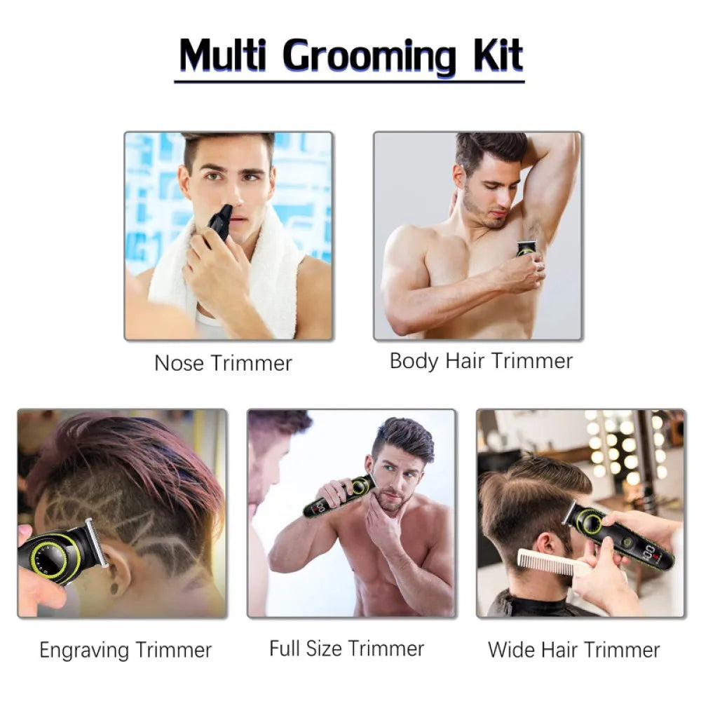 Máquina de Afeitar Multifuncional 5 en 1 – Kit de Aseo Profesional