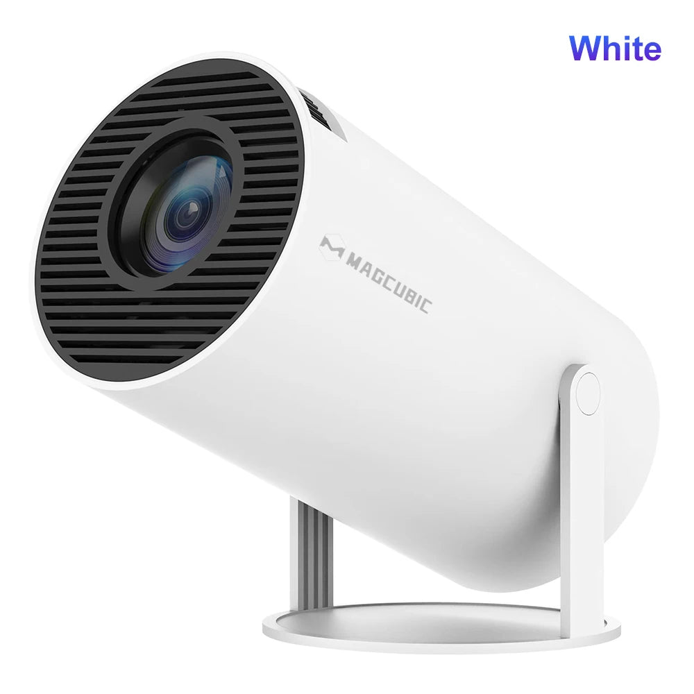 Proyector Inteligente Magcubic HY300 PRO | Mini Proyector Portátil Android 14 con WiFi 6 Dual, 290 ANSI, Soporte 8K, Bluetooth 5.4 y Rotación de 180°