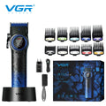 Cortapelos Profesional VGR V-001 – Motor de 9000 RPM, Cuchillas DLC y Batería de 4600 mAh