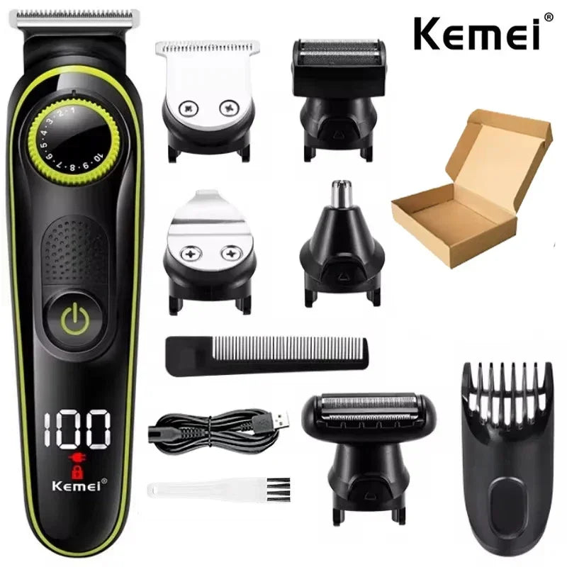 Máquina de Afeitar Multifuncional 5 en 1 – Kit de Aseo Profesional