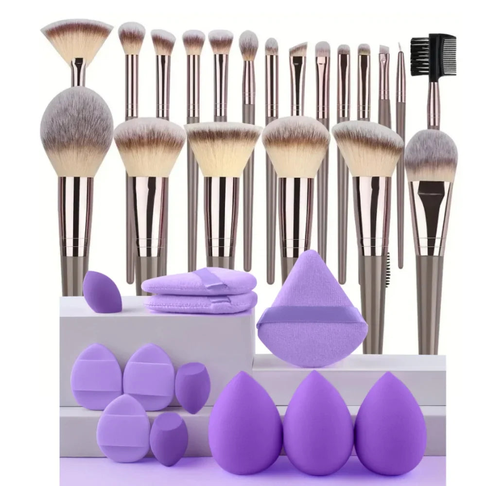 Set de Brochas de Maquillaje Profesional (3 a 20 piezas)