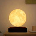 Lámpara de Luna Flotante con Levitación Magnética – Rotación 360° y 3 Colores LED