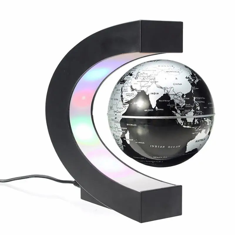 Globo Terráqueo de Levitación Magnética con Luz LED – Lámpara Antigravedad