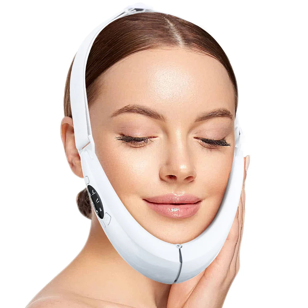 Dispositivo de Elevación Facial V-Line con EMS y Fototerapia LED