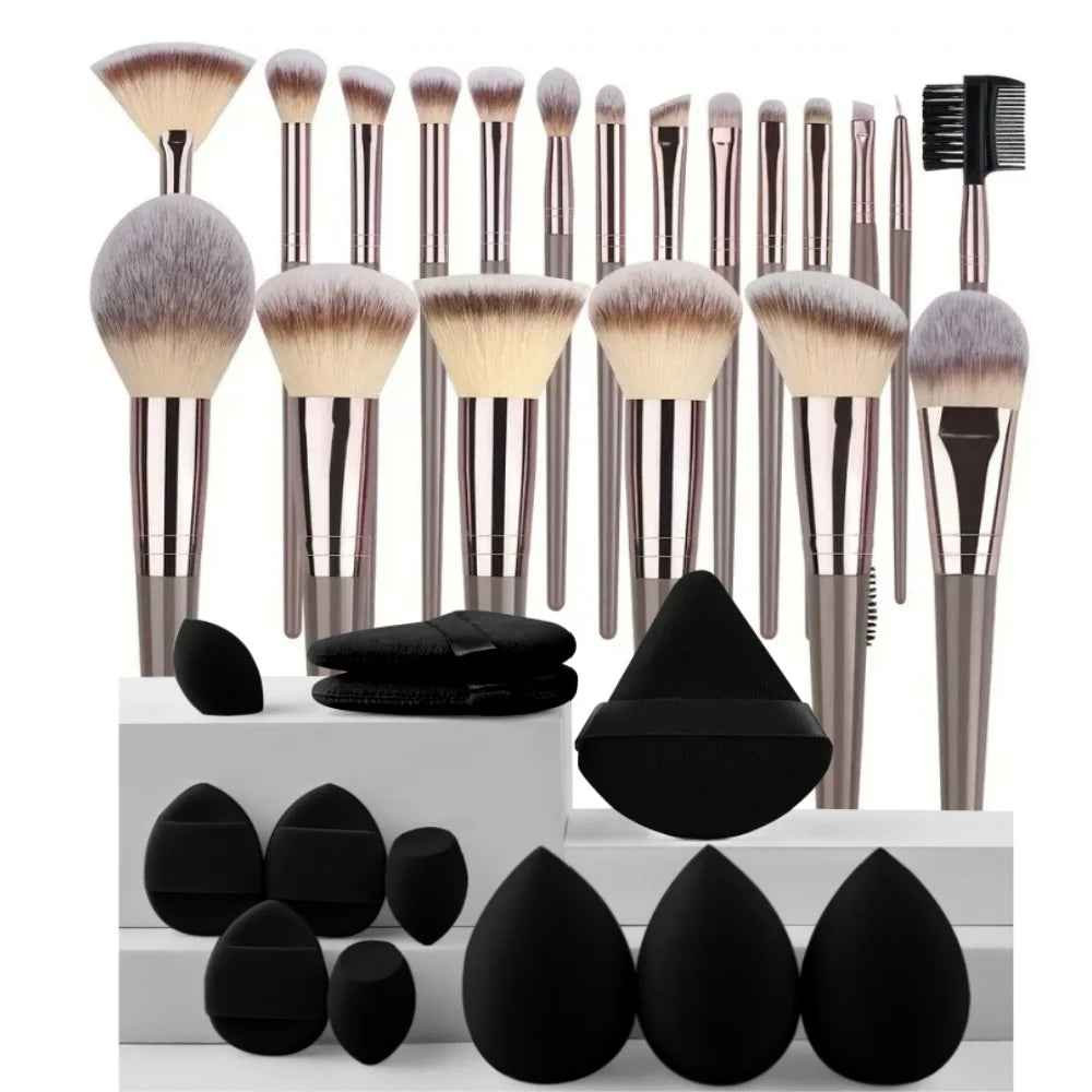 Set de Brochas de Maquillaje Profesional (3 a 20 piezas)