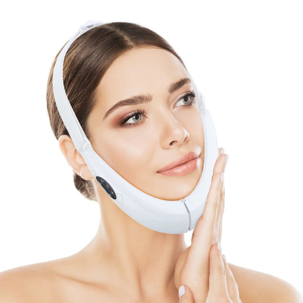 Dispositivo de Elevación Facial V-Line con EMS y Fototerapia LED