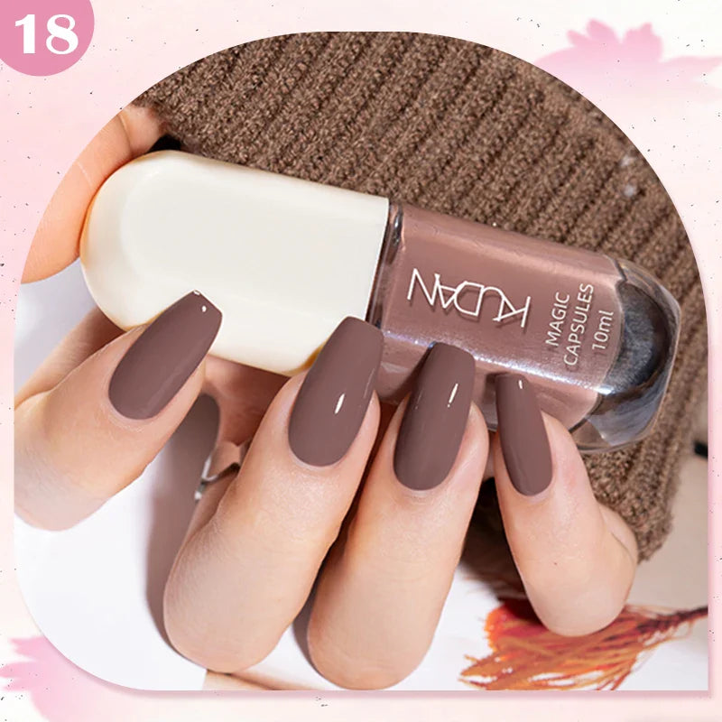 Esmalte de Uñas Peel-Off a Base de Agua – 40 Colores Vibrantes