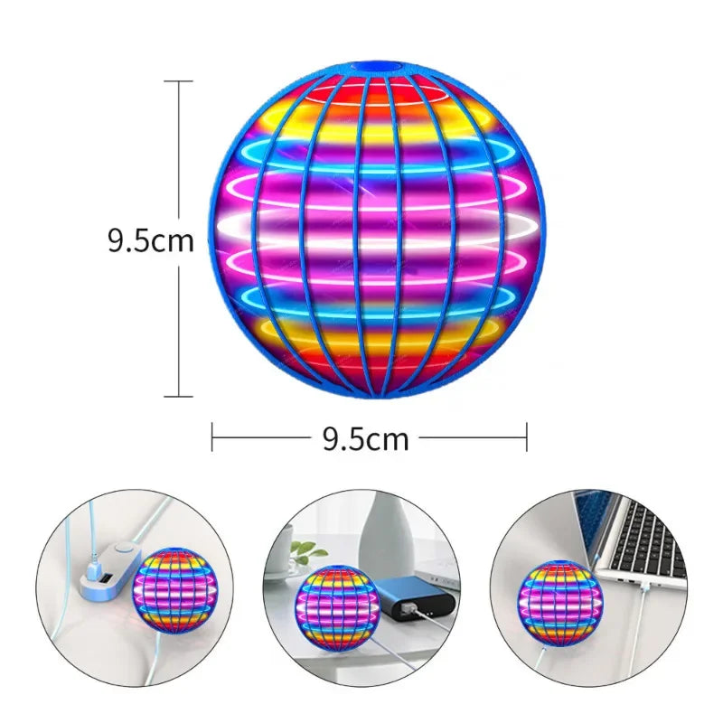 Flying Orb Ball – Boomerang Inteligente con Luces LED y Tecnología de Suspensión