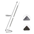 Mopa Triangular Telescópica Giratoria 360° | Fregona de Limpieza con Autoescurrido para Uso Seco y Húmedo de Alta Absorción Untior