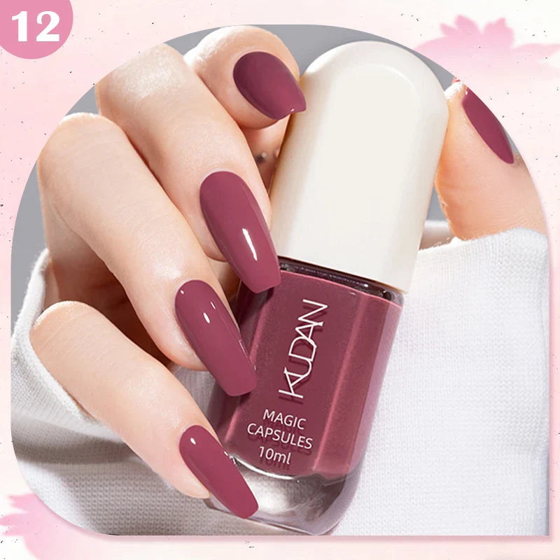 Esmalte de Uñas Peel-Off a Base de Agua – 40 Colores Vibrantes