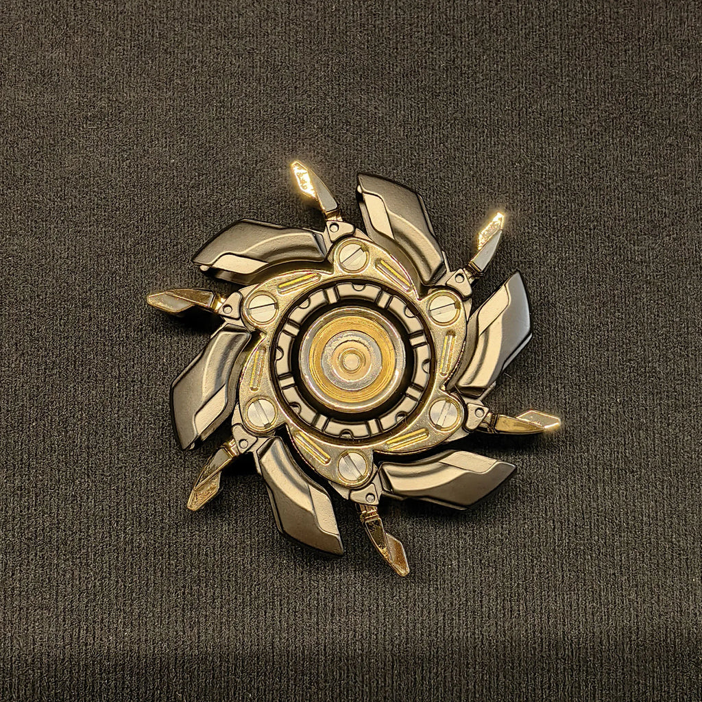 Fidget Slider Armor – Spinner de Metal con Apertura Mecánica