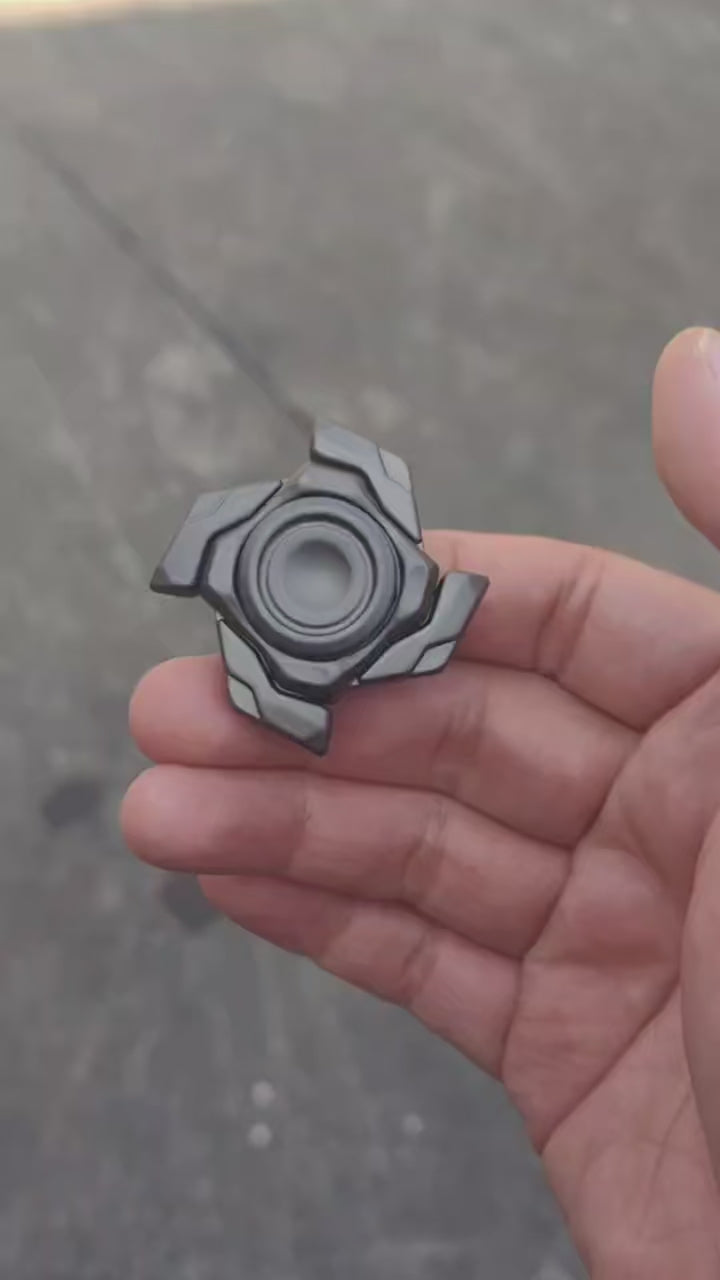 Fidget Slider MINI Armor – Spinner Táctico de Metal con Apertura Mecánica
