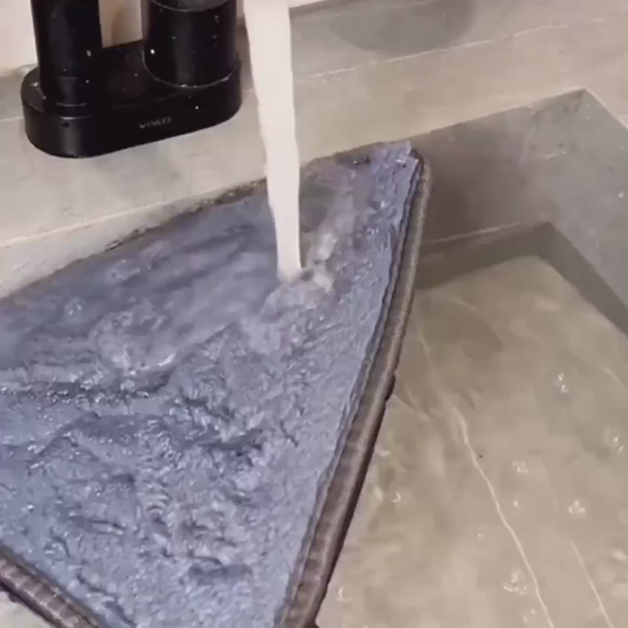 Mopa Triangular Telescópica Giratoria 360° | Fregona de Limpieza con Autoescurrido para Uso Seco y Húmedo de Alta Absorción Untior