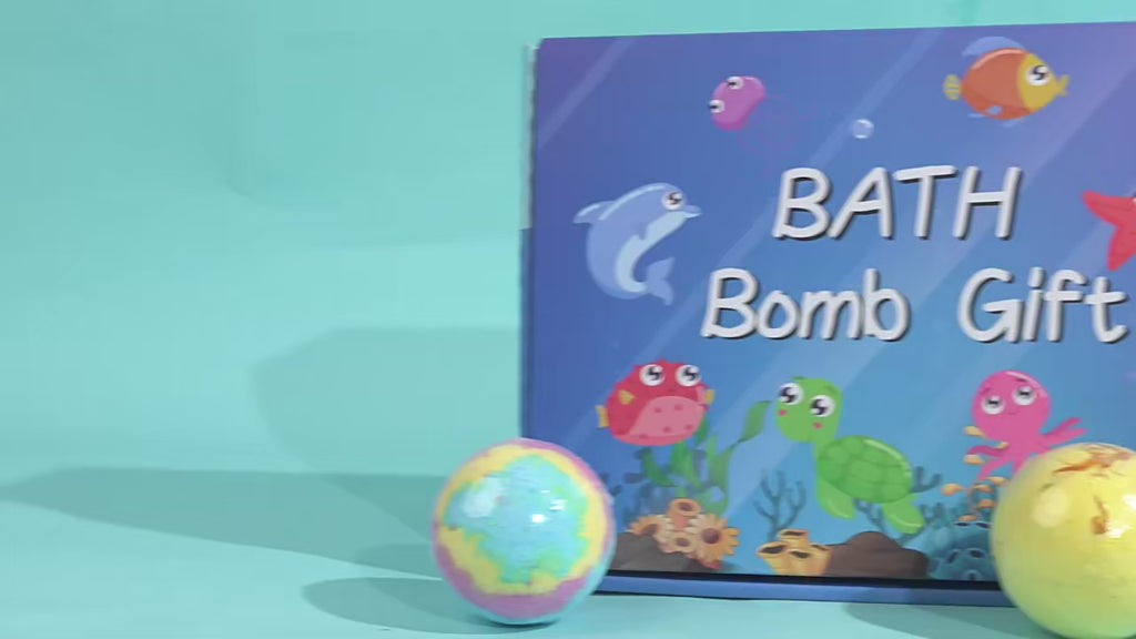 GlowDoll Luxury Kids Bath Set – Pack de Bombas de Baño Mágicas con Luces LED y Sorpresa