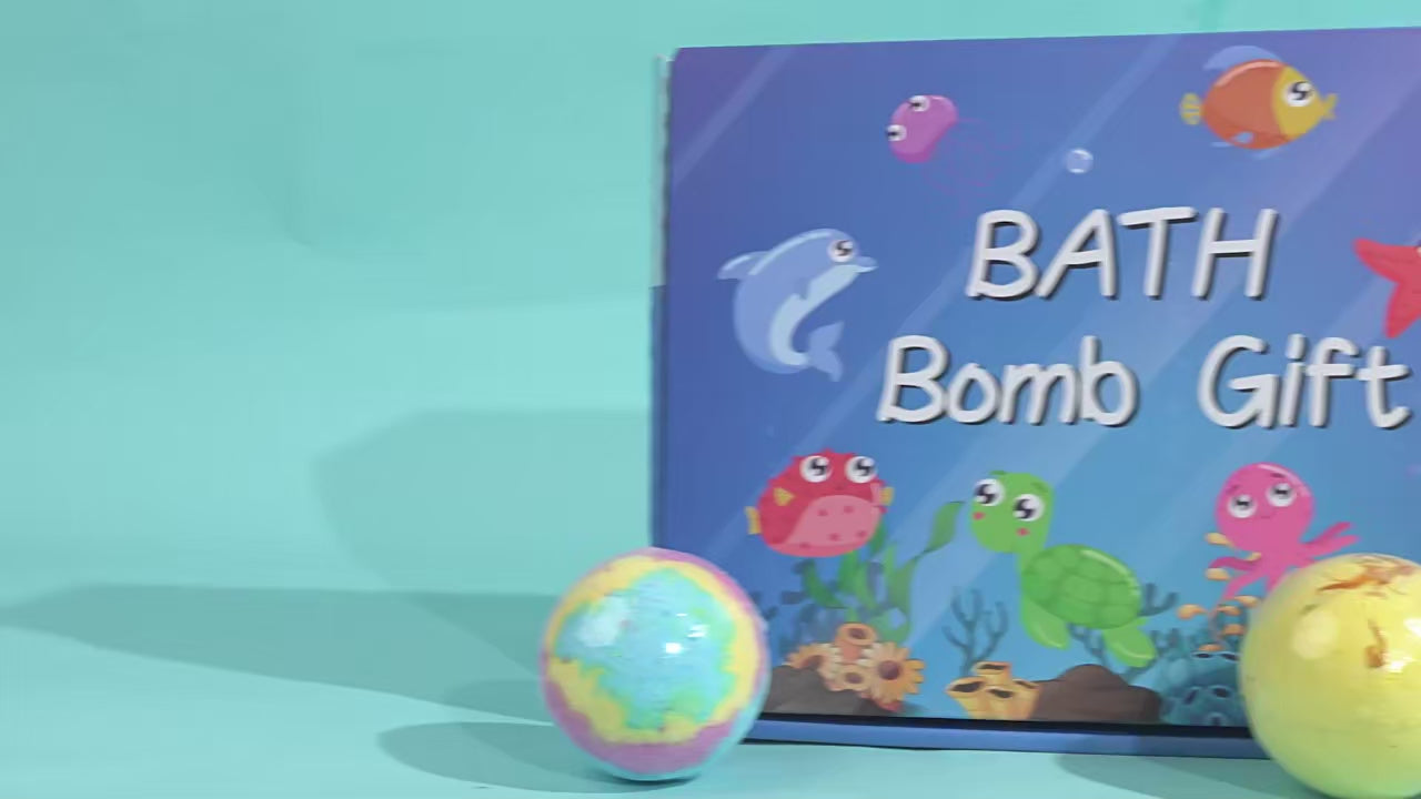 GlowDoll Luxury Kids Bath Set – Pack de Bombas de Baño Mágicas con Luces LED y Sorpresa
