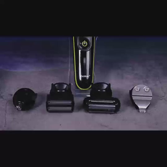 Máquina de Afeitar Multifuncional 5 en 1 – Kit de Aseo Profesional