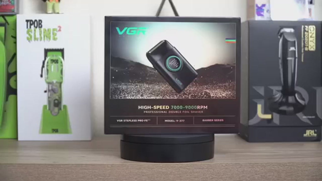 Afeitadora Profesional VGR V-377 – Cuerpo de Metal y Motor de Alta Velocidad (9000 RPM)